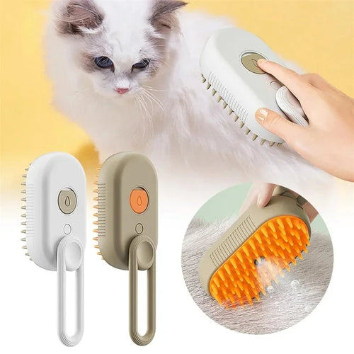 Steamy Spray Cat Brush