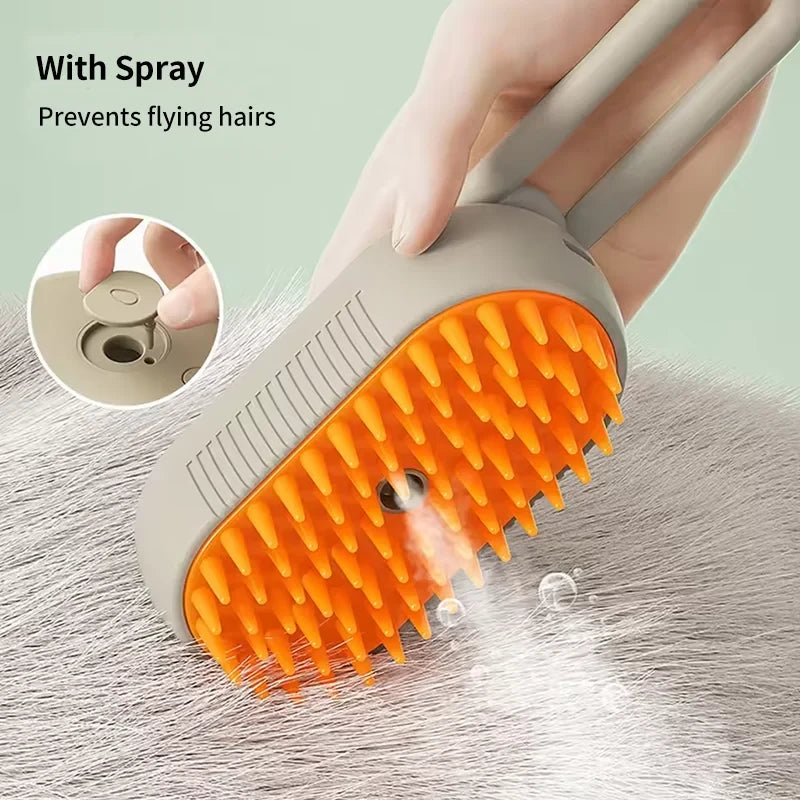 Steamy Spray Cat Brush